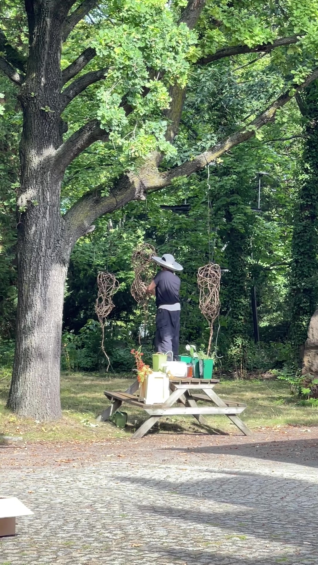 德國戶外花藝結構實作